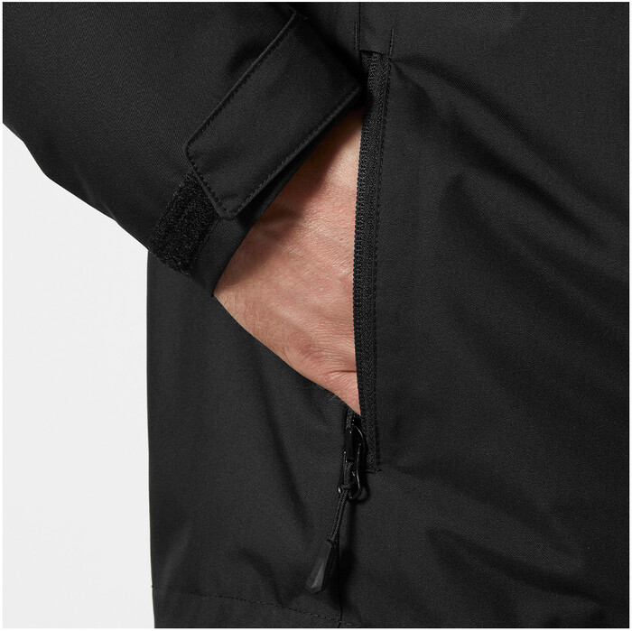 2024 Helly Hansen Mnner Crew Midlayer Sailing Jacket 2.0 34444 - Black